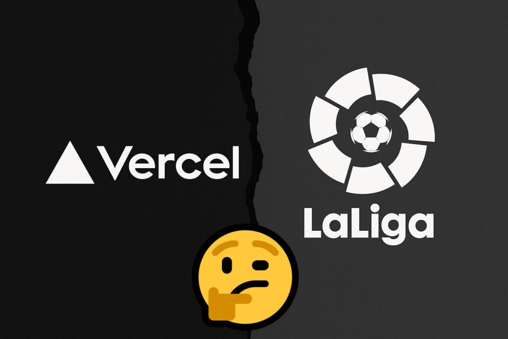 La Liga contra vercel - Bloqueos de IP